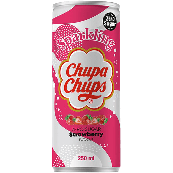 CHUPA CHUPS ΑΝΑΨΥΚΤΙΚΟ ΦΡΑΟΥΛΑ ΜΗΔΕΝ ΖΑΧΑΡΗ