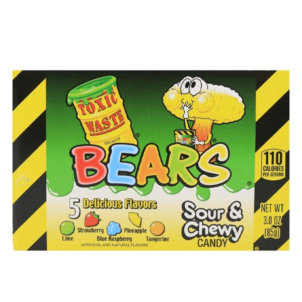 TOXIC WASTE BEARS ΚΟΥΤΙ SOUR &CHEWY 