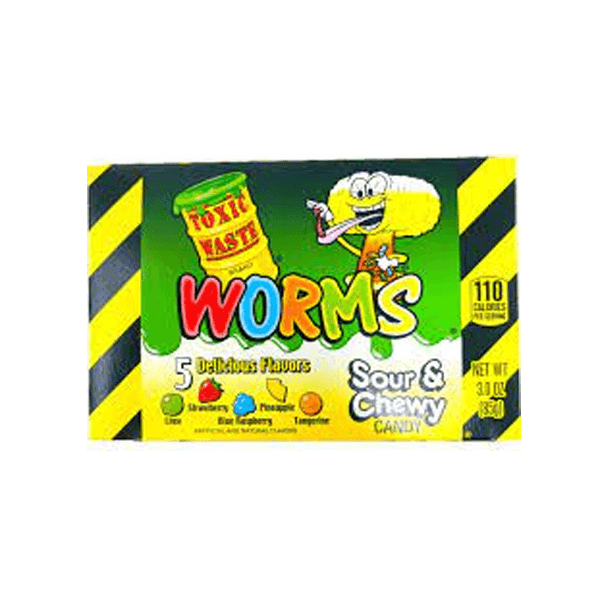 TOXIC WASTE WORMS ΚΟΥΤΙ SOUR &CHEWY