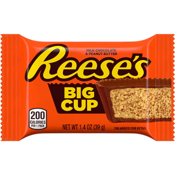 REESE'S BIG CUP ΜΕ ΓΕΜΙΣΗ ΦΥΣΤΙΚΟΒΟΥΤΥΡΟ ΚΑΙ ΣΟΚΟΛΑΤΑ ΓΑΛΑΚΤΟΣ